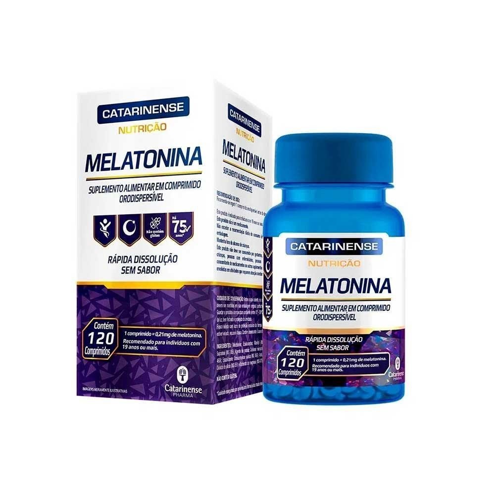 Melatonina 120 Comprimidos: Durma Melhor!