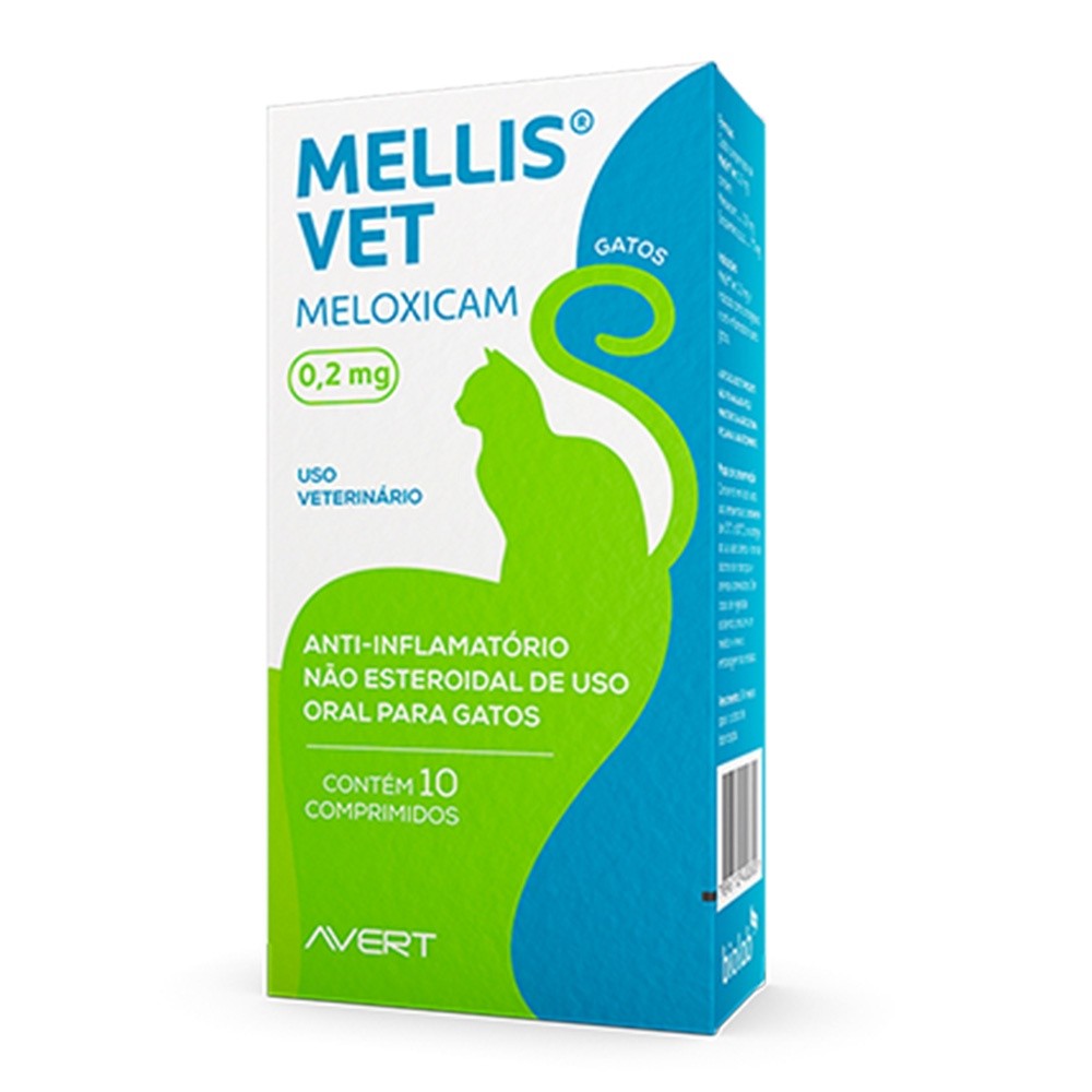 Mellis Vet 0,2mg: Anti-inflamatório e Analgésico para Gatos