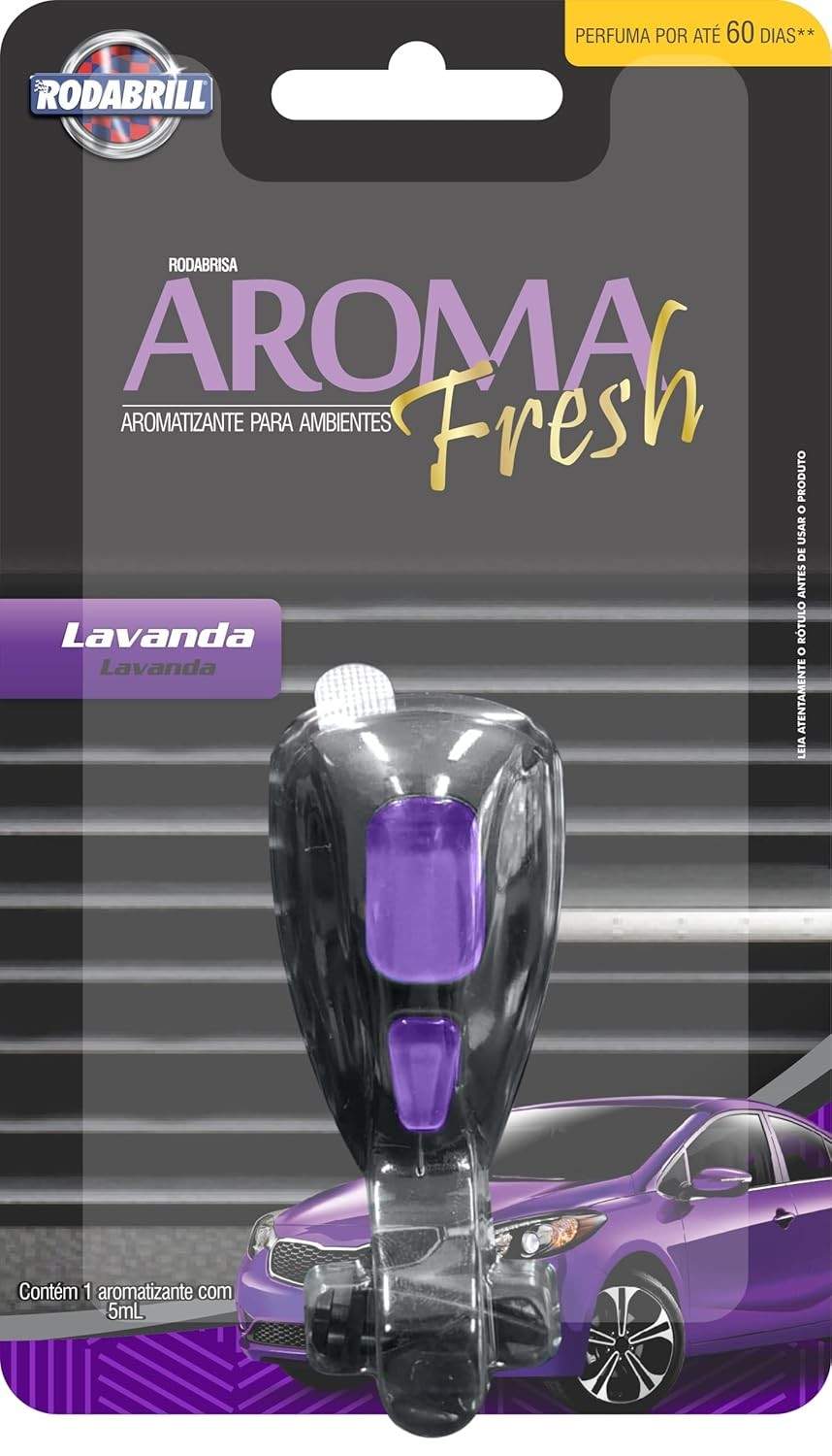 Rodabrisa Fresh Membrana Lavanda: Perfume Duradouro e Frescor para Seu Carro | Rodabrill