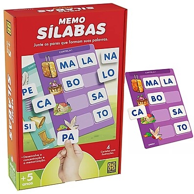 Memória de Sílabas Grow: Aprender Brincando!
