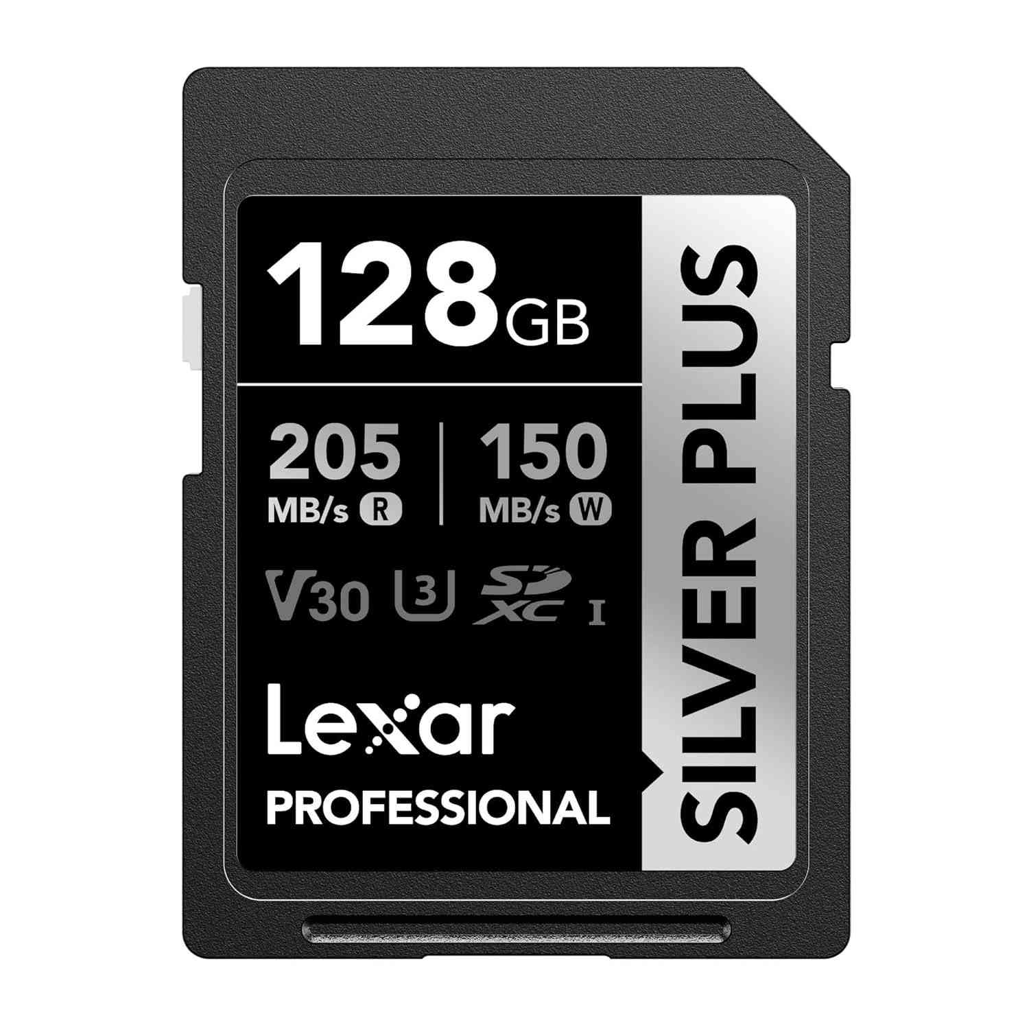 Cartão de Memória Lexar Professional Silver Plus SDXC UHS-I 128GB: Capture e Transfira com Velocidade Profissional