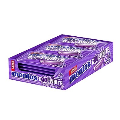 Mentos Cool White Blue Raspberry: Refresque Seu Hálito!