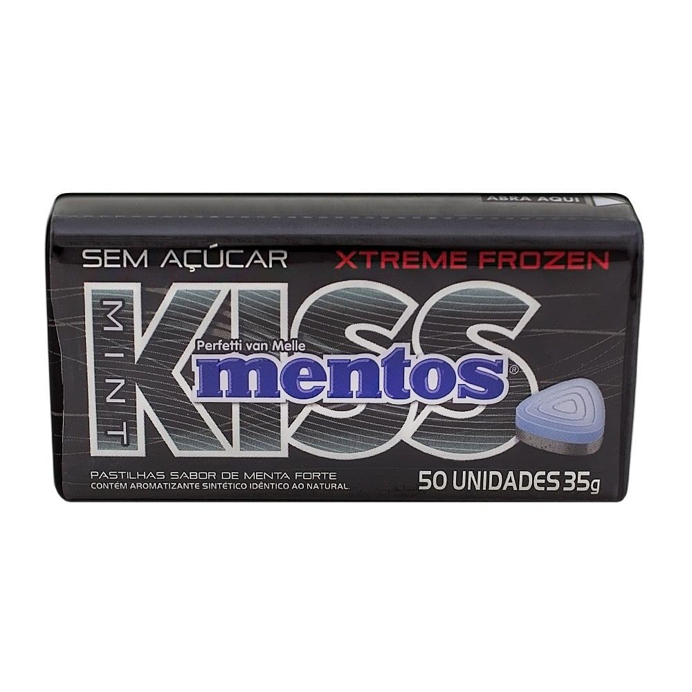 Mentos Kiss Xtreme Frozen: Explosão de Menta!