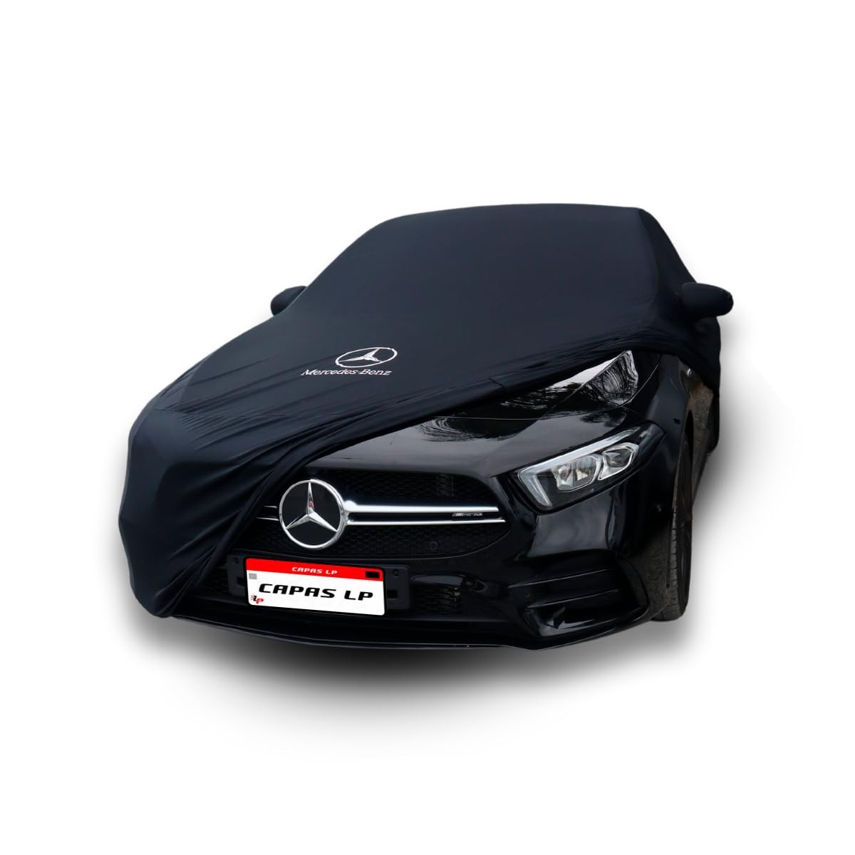 Capa Protetora Sob Medida para Mercedes Benz C160-C300 AMG - Preta Anti-Poeira, Raios UV e Mofo