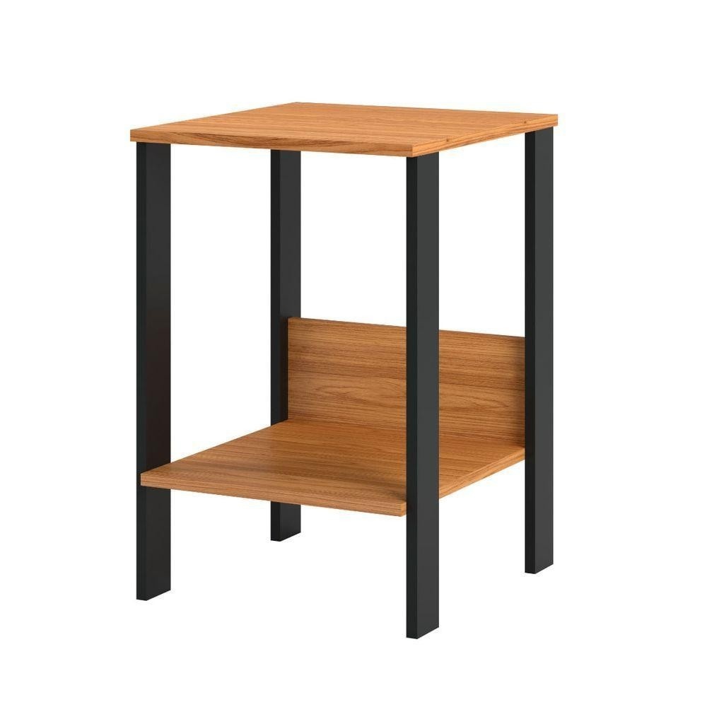 Mesa Auxiliar Freijó/Preto: Design e Praticidade