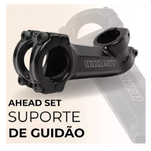 Mesa Avanço GTU Traker 100mm 40° – Ajuste Positivo/Negativo para Bicicleta