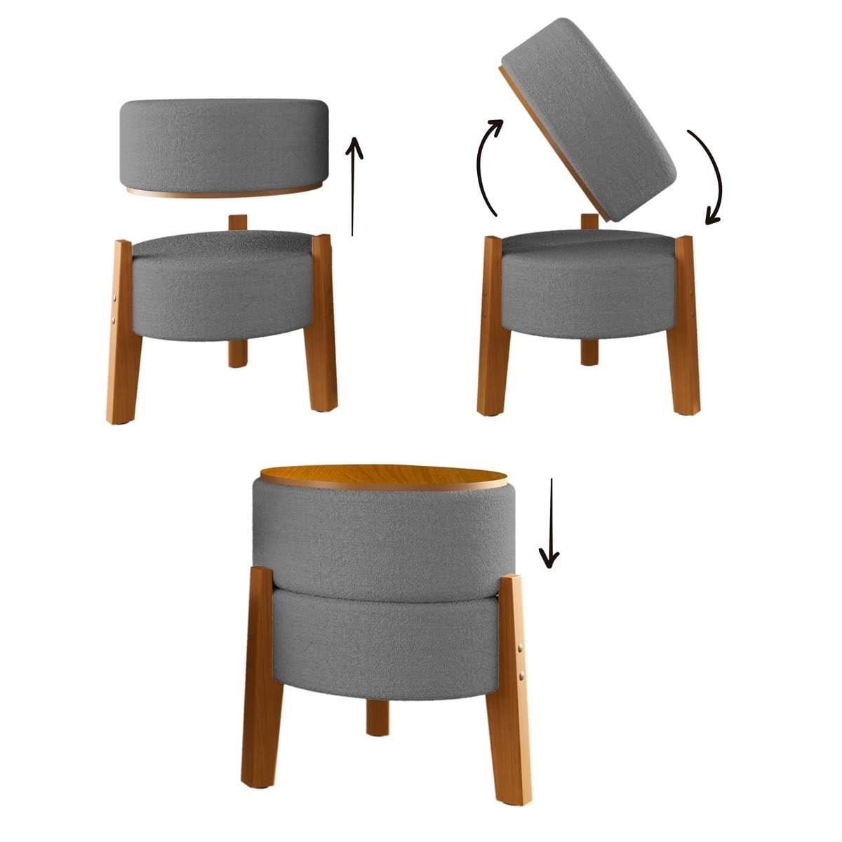 mesa-com-puffs-cinza-em-boucle-kit-a-tecido-estilo-2-a