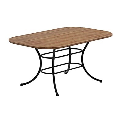Mesa Cozinha 160x90cm Freijo/Preto - Carraro com Qualidade e Estilo
