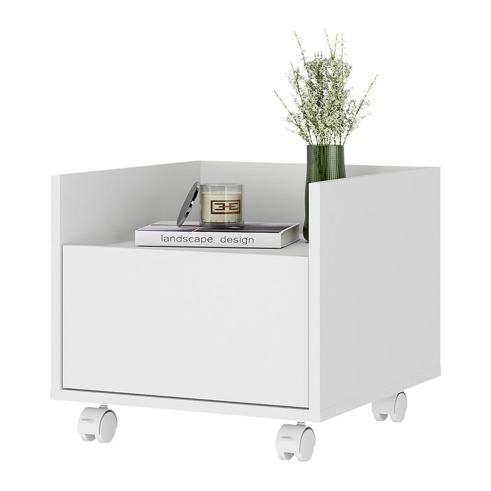 Mesa de Cabeceira 40cm com Rodízios: Praticidade e Estilo