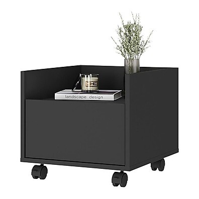 Mesa de Cabeceira 40cm: Prática e com Rodízios!