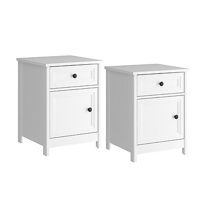 Mesa de Cabeceira Ditália Branca – Elegância e Praticidade no Quarto