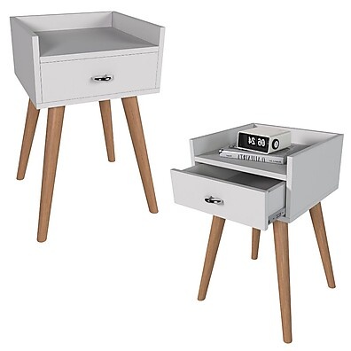 Mesa de Cabeceira Retro: Kit 2 Pés Palito