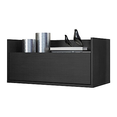 Mesa de Cabeceira Suspensa 80 cm Preta: Prática e Estilosa