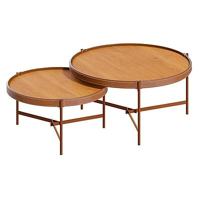 Mesa de Centro Aqua Nature Cobre: Elegância e Praticidade