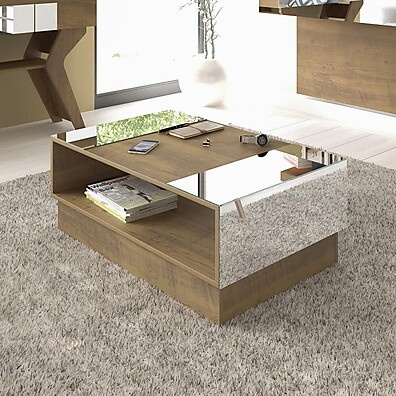 Mesa de Centro Espelhada CR45140: Elegância e Praticidade