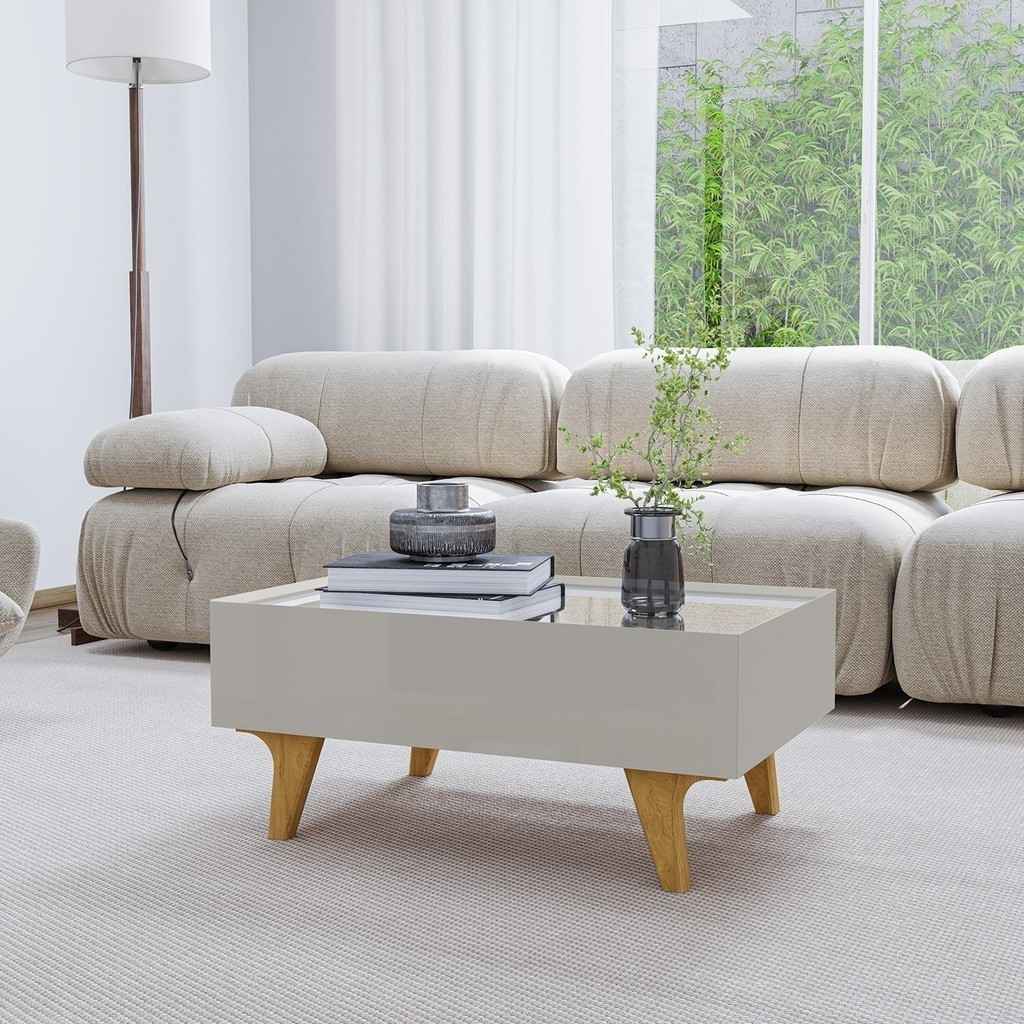 Mesa de Centro Off White Sena: Elegância e Praticidade