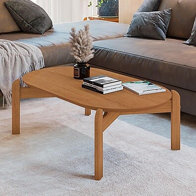 Mesa de Centro Oval Lizz: Elegância para sua Sala