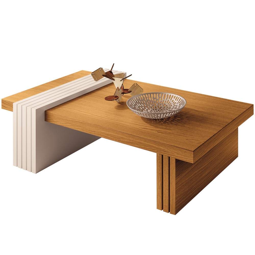 Mesa de Centro Ripada Lord: Elegância Off White