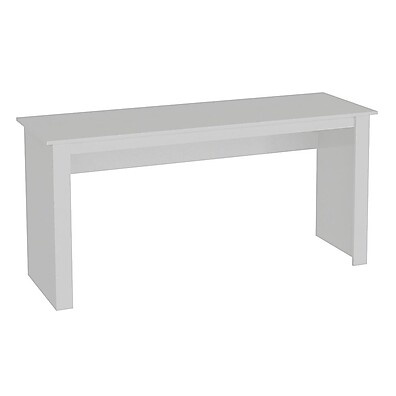 Mesa de Escritório Badesh Branca – Organização e Estilo