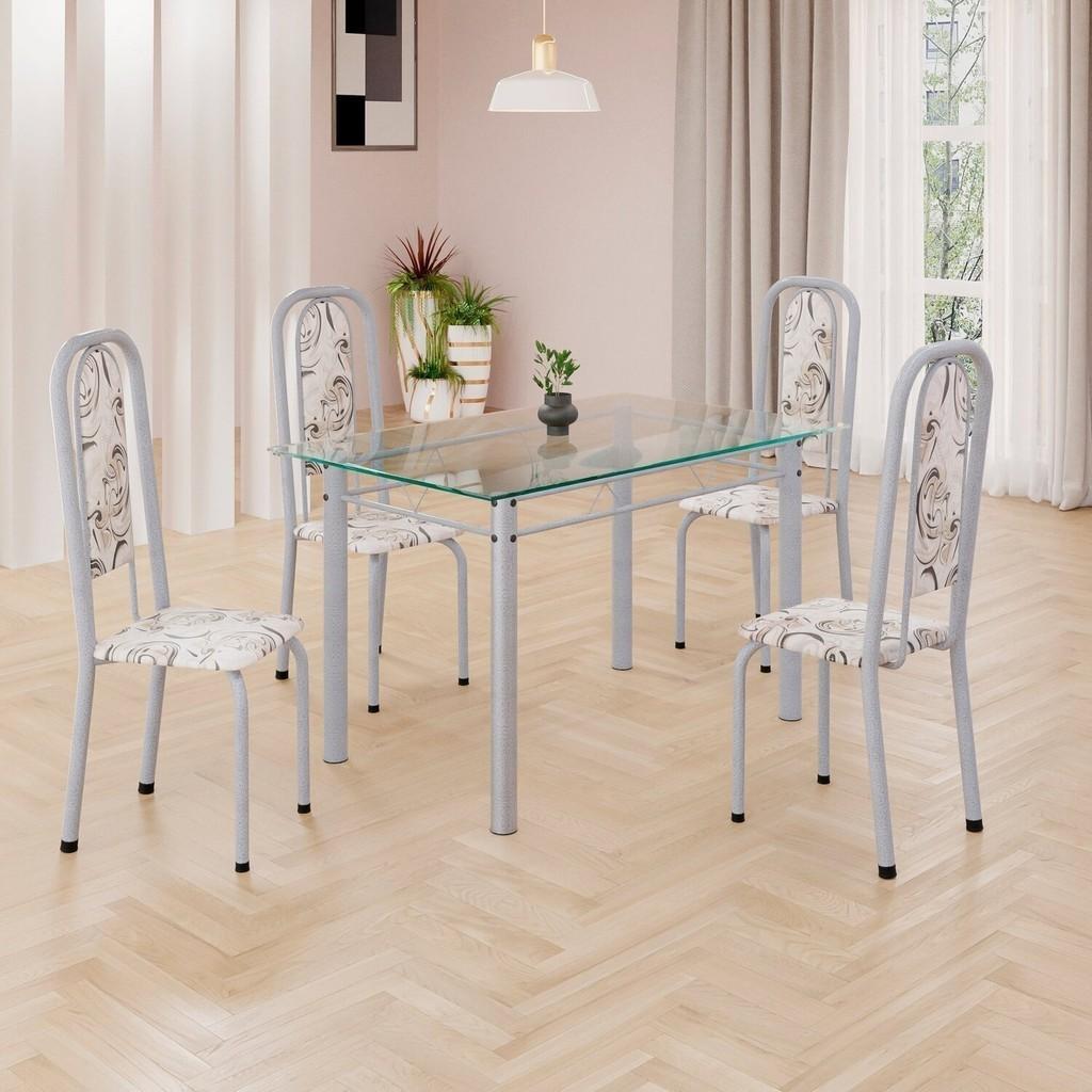 Mesa de Jantar 120cm com Cadeiras: Elegância e Praticidade