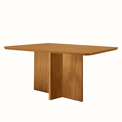 Mesa de Jantar 120cm Olímpia: Elegância em MDF