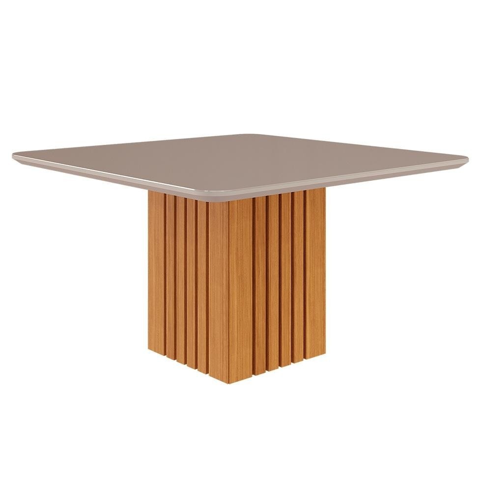 Mesa de Jantar 130cm: Vidro e Elegância!