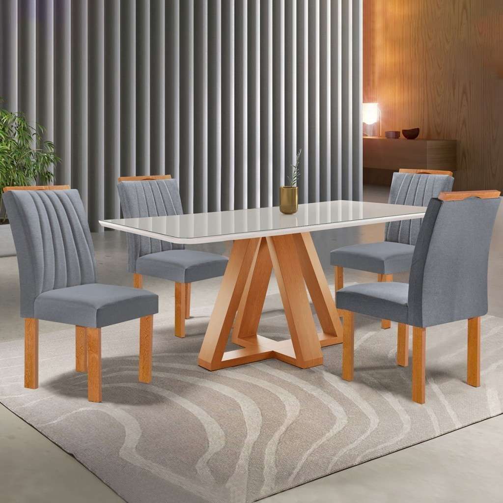 Mesa de Jantar 4 Lugares: Design e Elegância