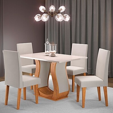Mesa de Jantar 4 Lugares Zara: Elegância e Praticidade