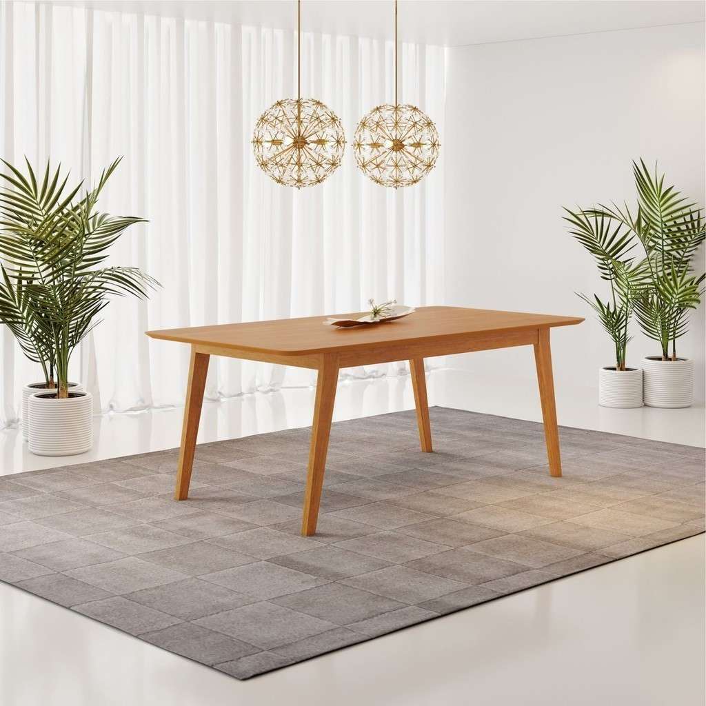Mesa de Jantar 6 Lugares Cinamomo: Elegância e Praticidade