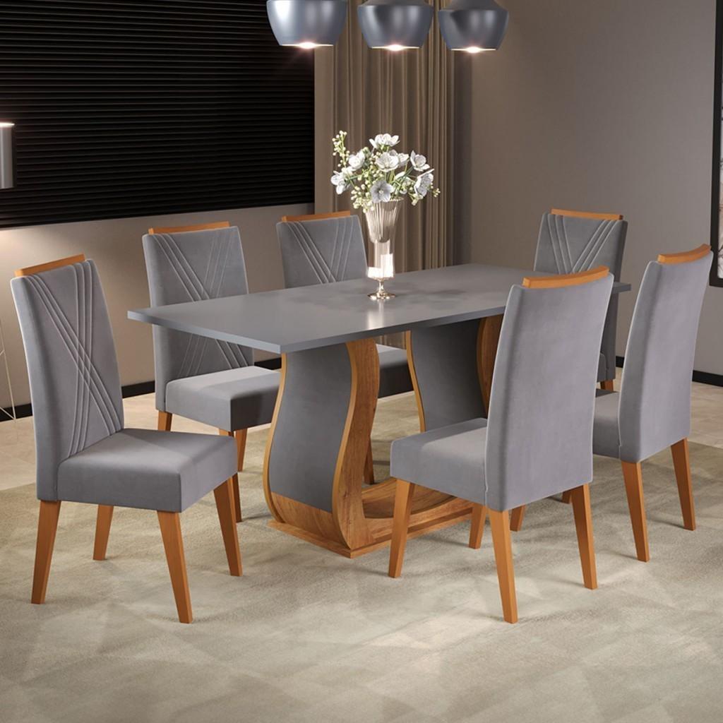 Mesa de Jantar 6 Lugares Corsa: Elegância e Praticidade