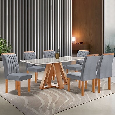 Mesa de Jantar 6 Lugares: Design e Qualidade!