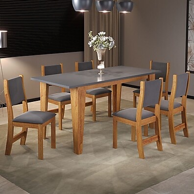Mesa de Jantar 6 Lugares Virtus: Elegância e Praticidade