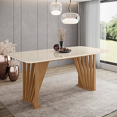 Mesa de Jantar Adriana 180cm: Elegância e Modernidade