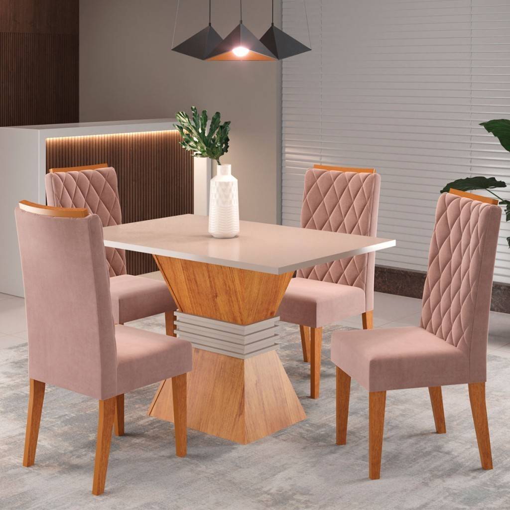 Mesa de Jantar Cansas: 4 Lugares e Design Elegante