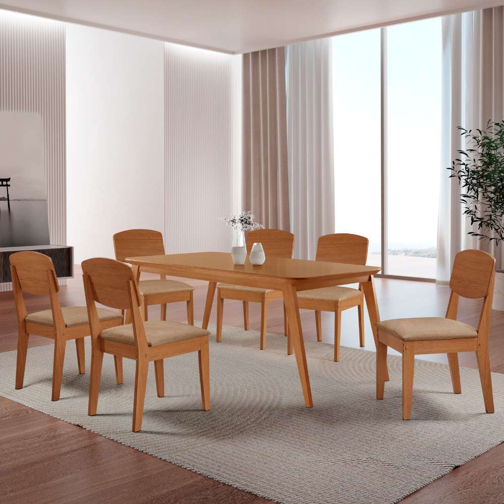 Mesa de Jantar Copper 180cm: Elegância para sua Casa