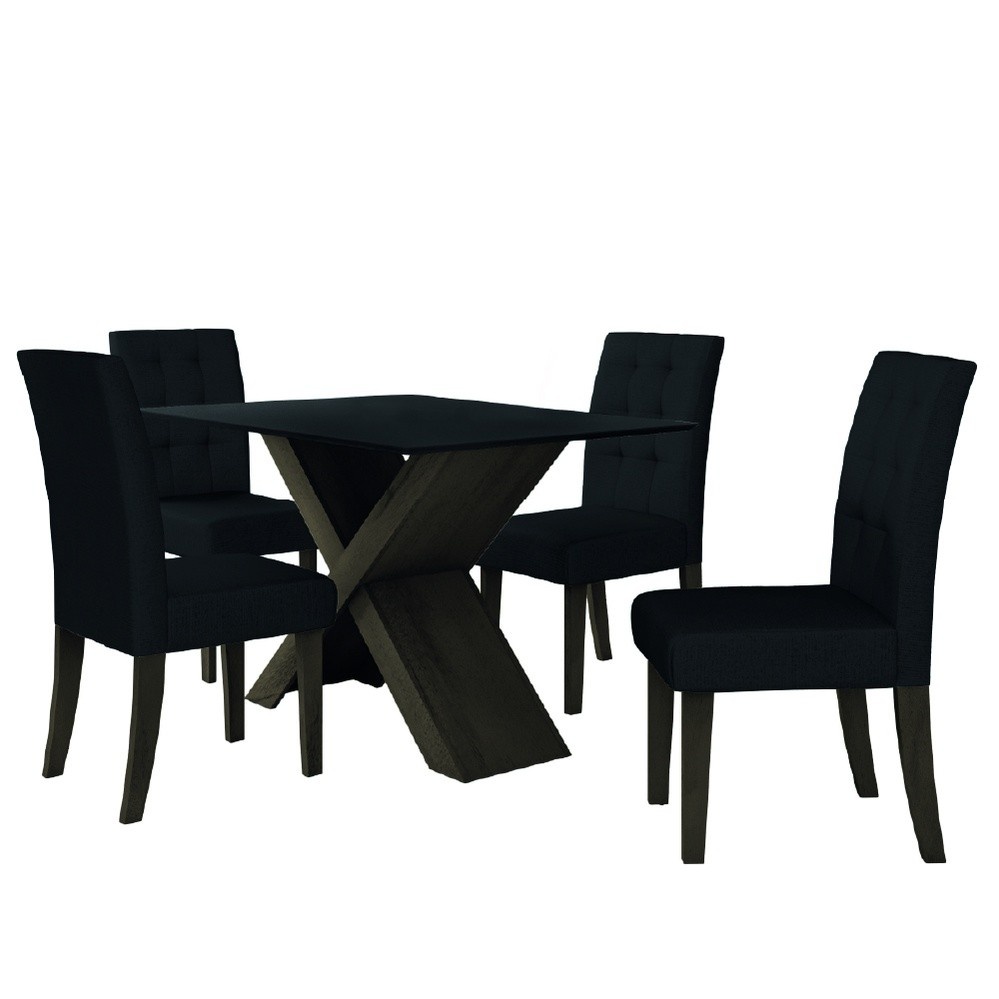Mesa de Jantar Dubai 1,35m: Elegância e Praticidade