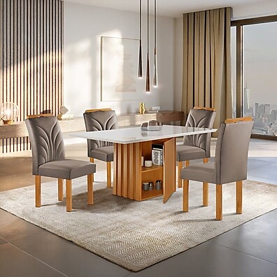 Mesa de Jantar Elis: Elegância e Conforto