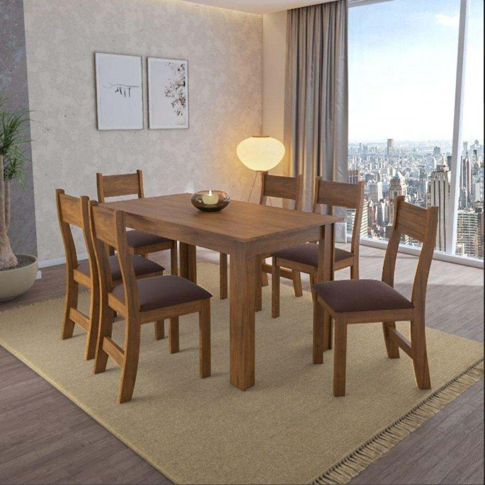 Mesa de Jantar Imbuia Violeta – Elegância e Durabilidade