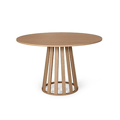 Mesa de Jantar Redonda 120cm: Elegância para 6 Pessoas