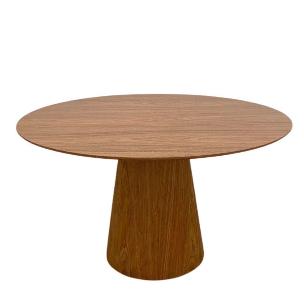Mesa de Jantar Redonda 120cm Freijó: Elegância!