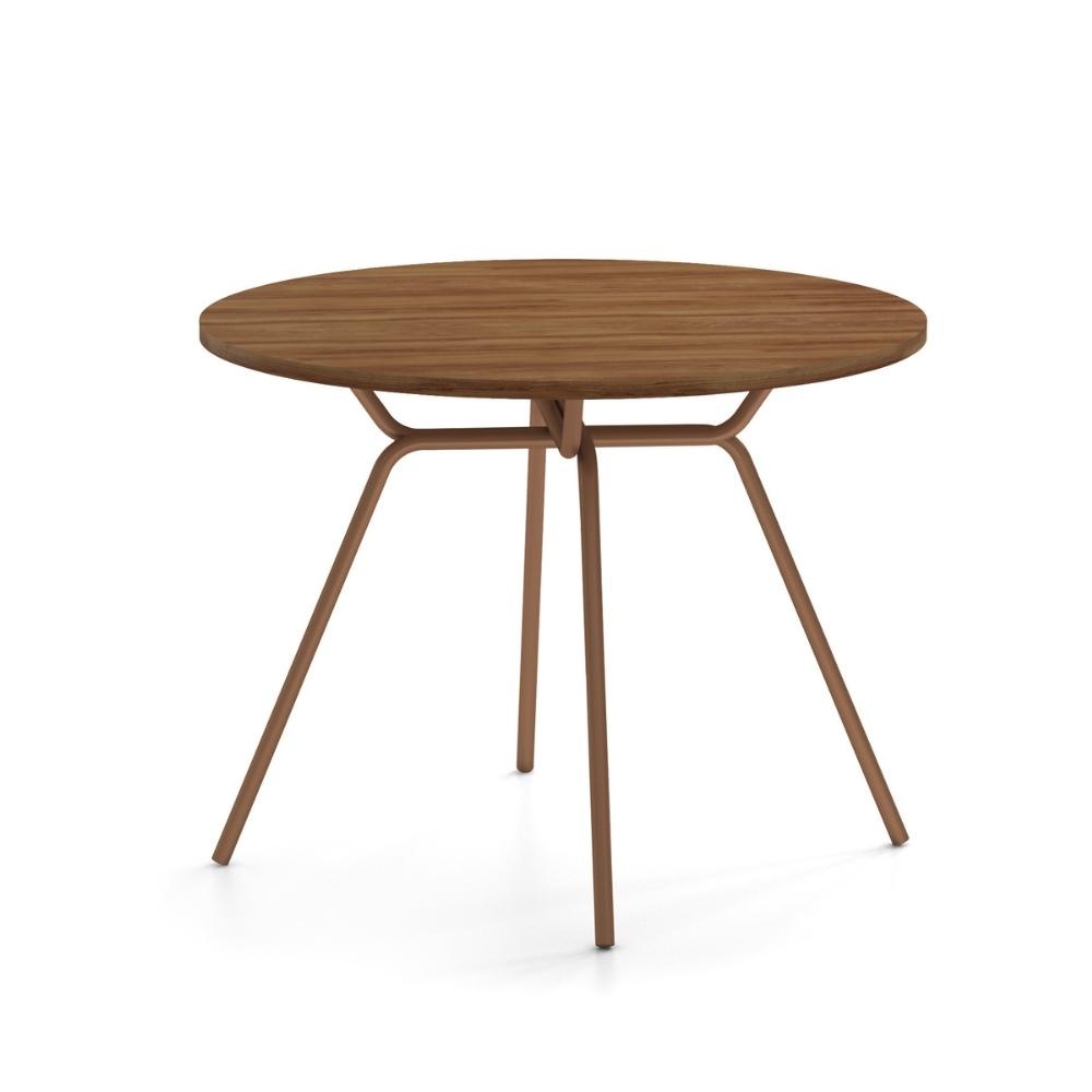 Mesa de Jantar Redonda 1m: Design e Durabilidade