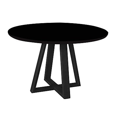 Mesa de Jantar Redonda Luxo Pérola: Elegância para 4
