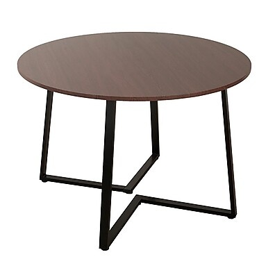 Mesa de Jantar Redonda Rotterdam: Elegância Industrial