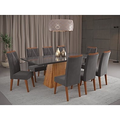 Mesa de Jantar Sylk: 8 Cadeiras e Design!