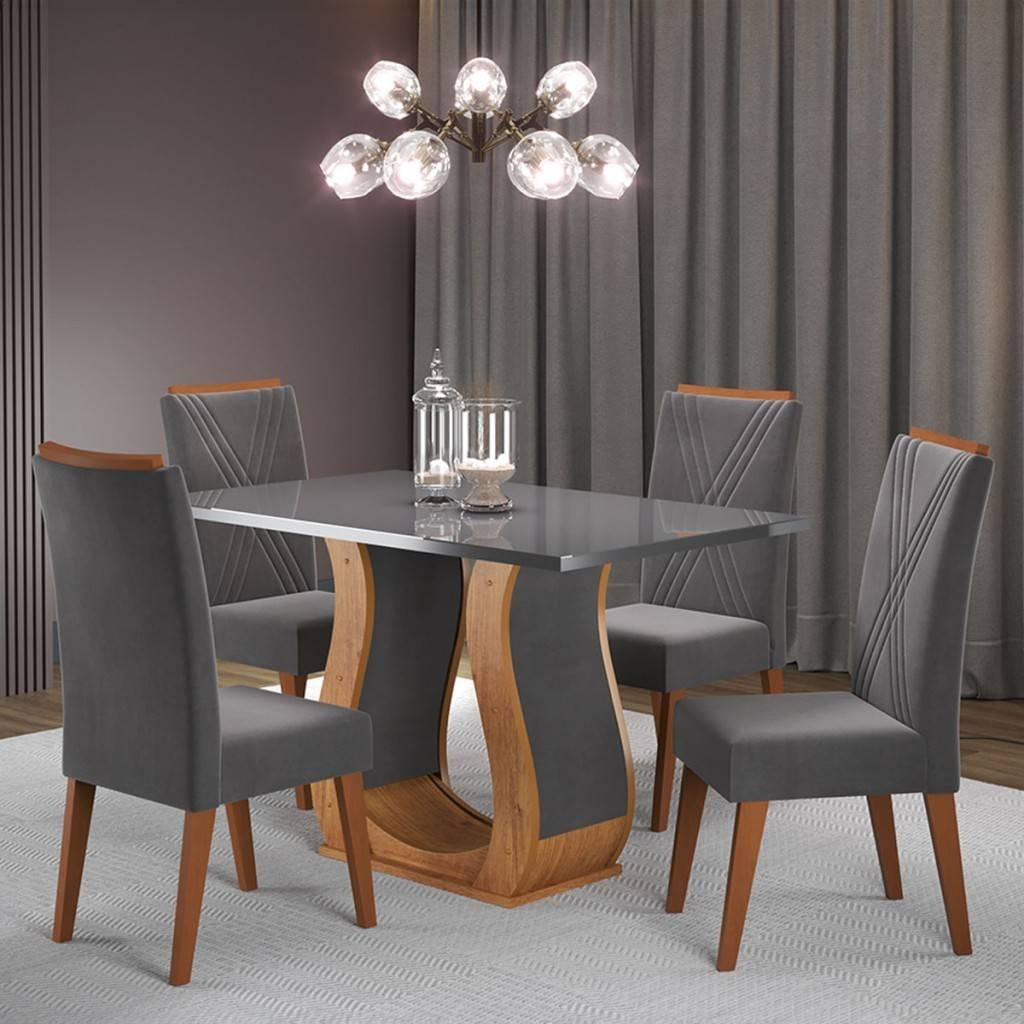 Mesa de Jantar Universe 4 Lugares: Elegância e Praticidade