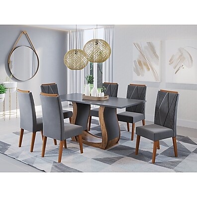Mesa de Jantar Vitalic: Elegância e Conforto!