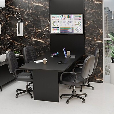 Mesa de Reunião 200x100cm: Produtividade e TV!