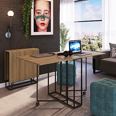 Mesa Dobrável 4 Lugares 142cm – Espaço e Estilo