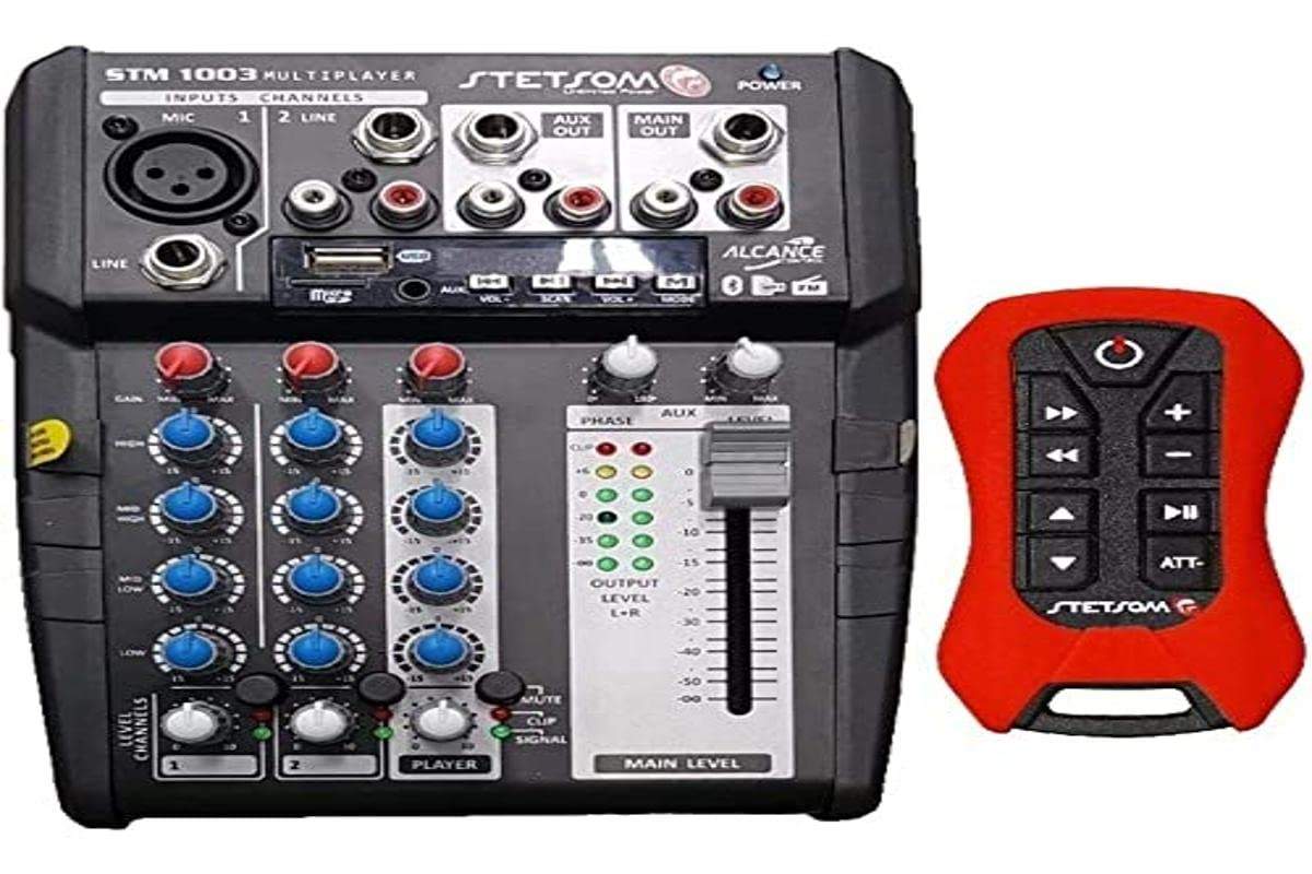 Mesa de Som Stetsom STM1003 12V: Som Profissional e Versátil com Bluetooth