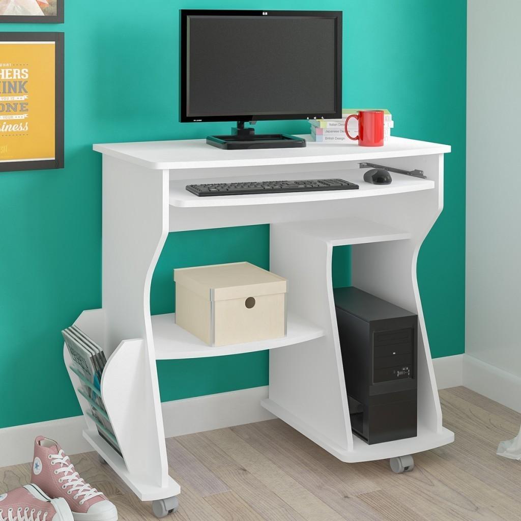 Mesa Escritório 160cm: 3 Nichos e Design Artely